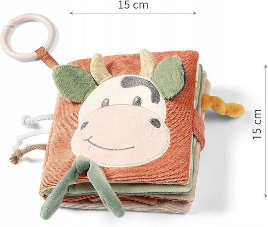 Babyono Книга за активности Краве Бинго от текстил