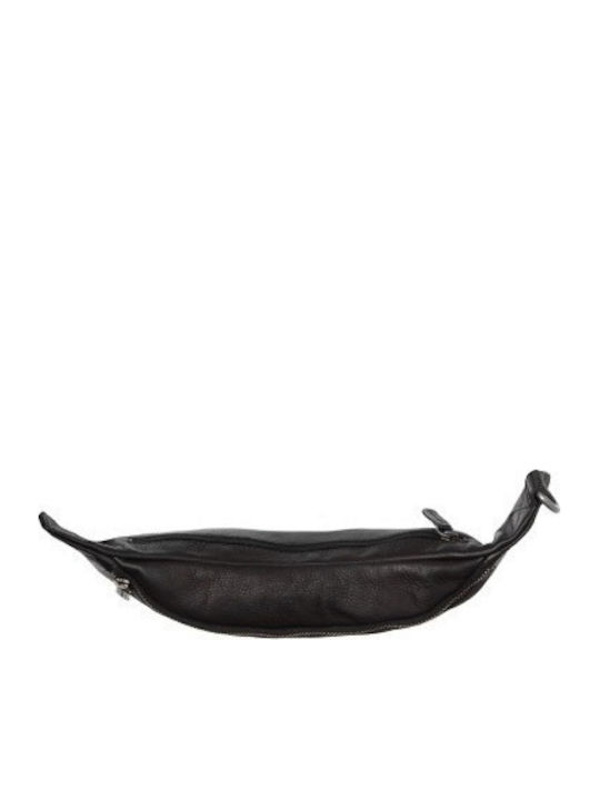 Leather Bum Bag Black