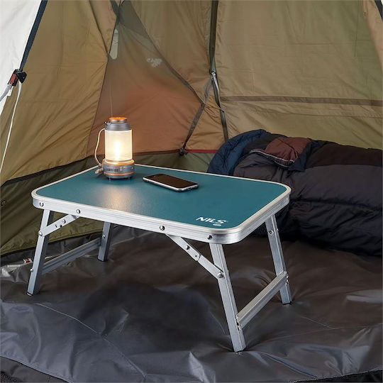 Nils Aluminum Camping Folding Table 50x30x20cm Blue