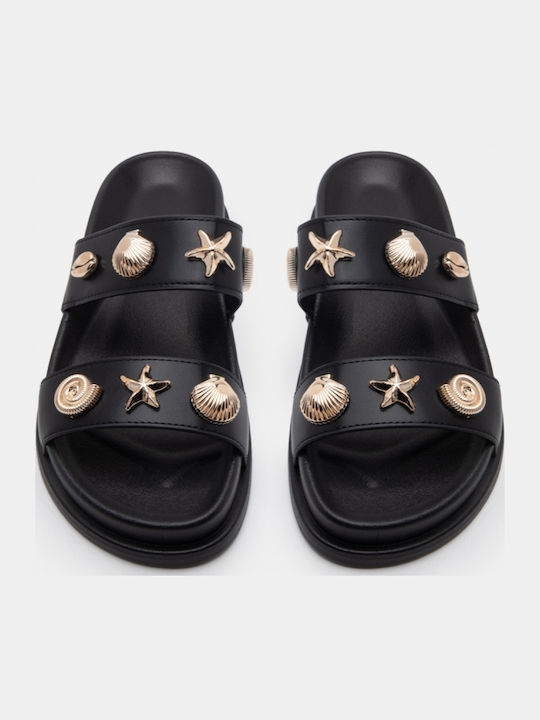 Γυναικεία Σανδάλια Flatforms Μαύρα