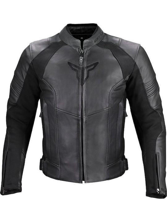 Nordcode Racer Γυναικείο Μπουφάν Μηχανής Δερμάτινο 4 Εποχών Μαύρο