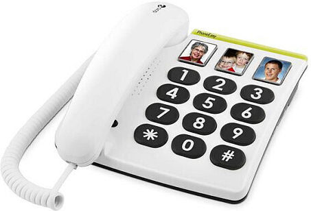 Corded Phone Doro White