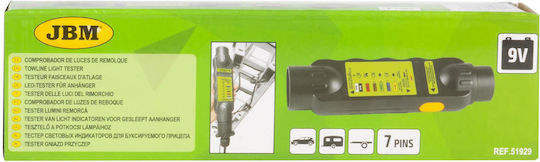 JBM Tester Πρίζας Τρέιλερ με 7 pin