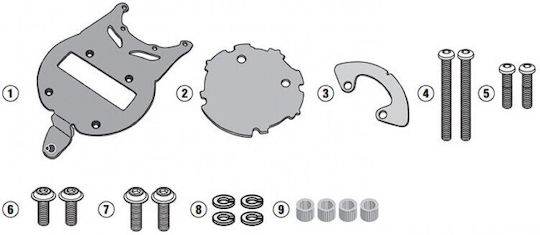 Kappa Moto Tank Mounts for KTM 890 Adventure