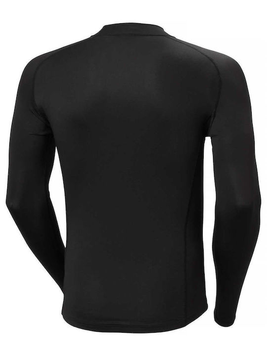 Helly Hansen UPF 50+ Unisex Long Sleeve Sun Protection Shirt Black