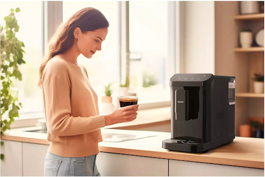 Sencor Automatic Espresso Machine 1350W 20bar Pressure for Cappuccino with Grinder Gray SES 6000BK