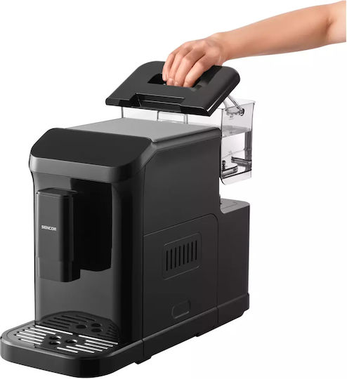 Sencor Automatic Espresso Machine 1350W 20bar Pressure for Cappuccino with Grinder Gray SES 6000BK