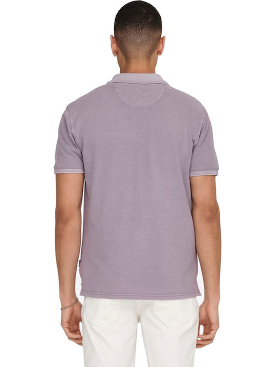 22021769 Polo T-shirt Purple Ash 22021769