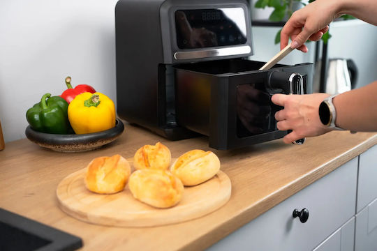 Huslog Air Fryer με Wi-Fi 5lt Μαύρο
