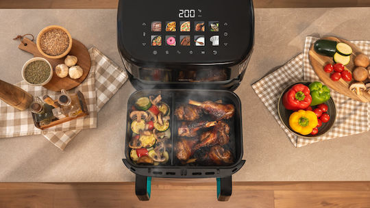 Cecotec Air Fryer With Double Removable Container 11l Black 11000