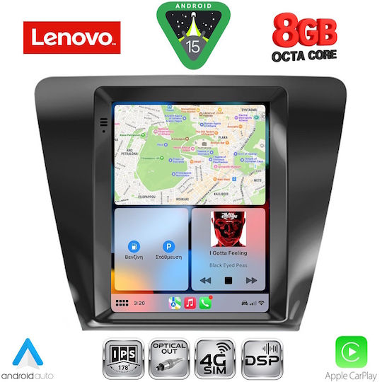 Lenovo Ssw 10917_cpa Tesla Style Skoda Octavia 7 Mod 2013-2020
