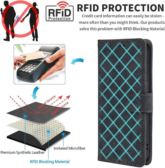 Brush Magnetic Wallet Brown (Oppo Reno15 F)
