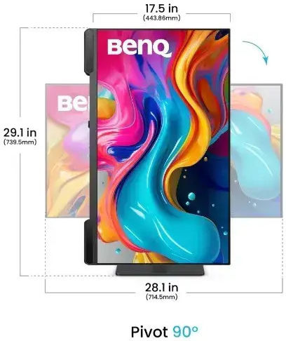 BenQ PV3200U IPS HDR Monitor 31.5" 4K 3840x2160 mit Reaktionszeit 5ms GTG