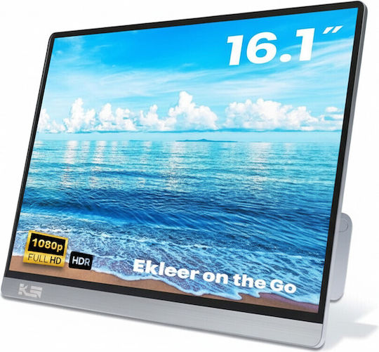 Ekleer EKLEER EK16FCG IPS Tragbarer Monitor 16.1" FHD 1920x1080 144Hz mit Reaktionszeit 5ms GTG