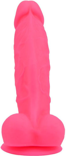 17.0cm Liquid Silicone Realistic Dildo Pink Loving Joy