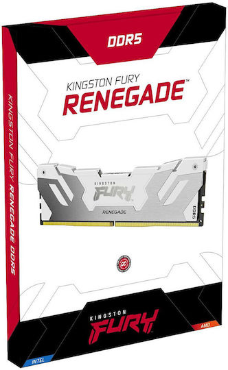 Kingston Fury Renegade RGB 32GB DDR5 RAM с Скорост 6400 за Настолен Компютър
