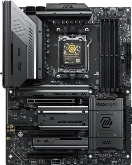 MSI MAG X870E TOMAHAWK MAX WIFI Motherboard ATX με AMD AM5 Socket 7E59-018R