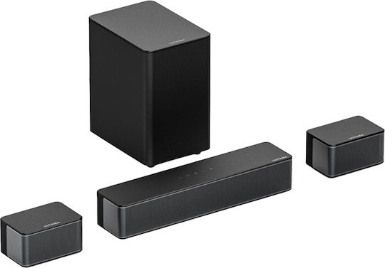 Ultimea Poseidon D50 Soundbar 5.1 Bluetooth και HDMI 320W με Ασύρματο Subwoofer και Τηλεχειριστήριο Μαύρο