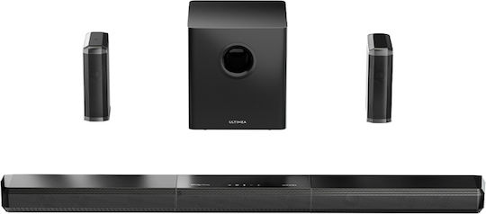 Ultimea Apollo S90 Soundbar 9.1 Bluetooth και HDMI με Ασύρματο Subwoofer και Τηλεχειριστήριο Μαύρο