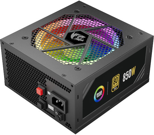 Redragon 850W Μαύρο Τροφοδοτικό Υπολογιστή Full Modular 80 Plus Gold (GC-PS007-1-V2)
