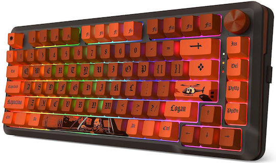 Redragon K4PUC21N0 PRO Wireless Gaming Mechanical Keyboard 75% with RGB Lighting English US