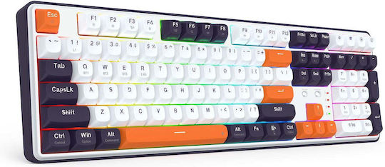 Redragon K689WBO-RGB-PRO Drahtlos Gaming Mechanische Tastatur 75% mit RGB-Beleuchtung (Englisch US) Wyvern
