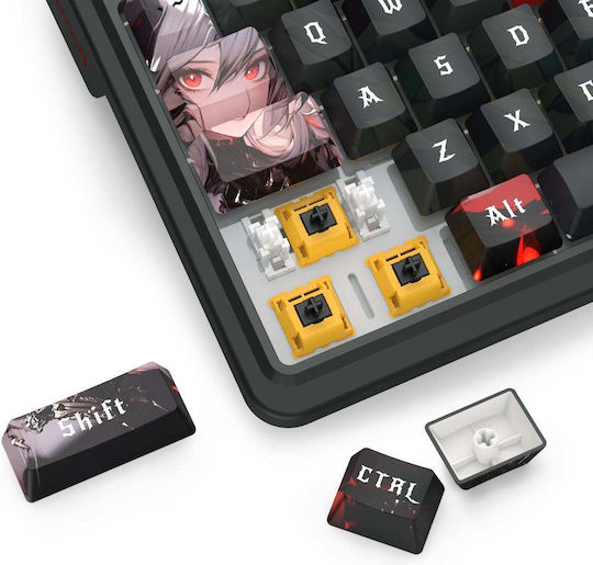 Redragon ARTEMIS PRO Ασύρματο Gaming Μηχανικό Πληκτρολόγιο με RGB φωτισμό (Αγγλικό US)