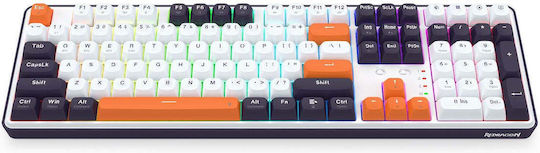 Redragon K689WBO-RGB-PRO Drahtlos Gaming Mechanische Tastatur 75% mit RGB-Beleuchtung (Englisch US) Wyvern