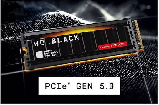 Western Digital SN8100 SSD 8TB τύπου M.2 με σύνδεση PCI Express 5.0 WDS800T1XHM-00CMT0