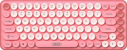 XO Fără fir Bluetooth Doar tastatura Engleză US Roz