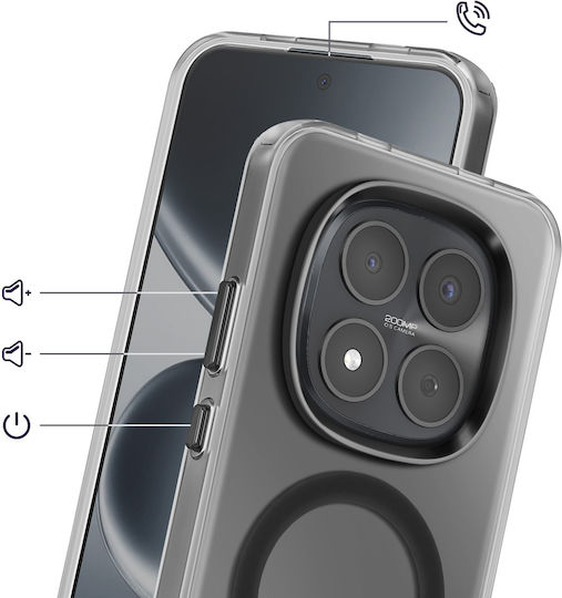 Avizar Калъф Redmi Note 15 Pro 5G Подсилен Съвместим С Magsafe Черен