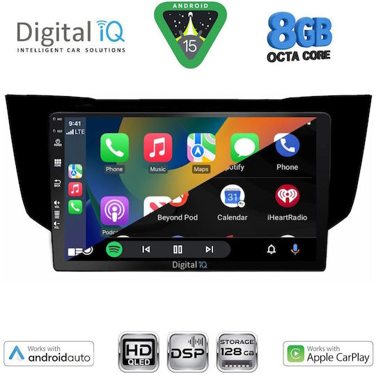 Digital IQ Car Audio System for Lexus RX300 2003-2008 Bluetooth USB WiFi GPS Apple CarPlay Android Auto with 9" Touch Screen