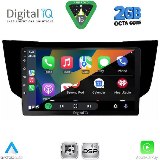 Digital IQ Car Audio System for Lexus RX300 2003-2008 Bluetooth USB WiFi GPS Apple CarPlay Android Auto with 9" Touch Screen