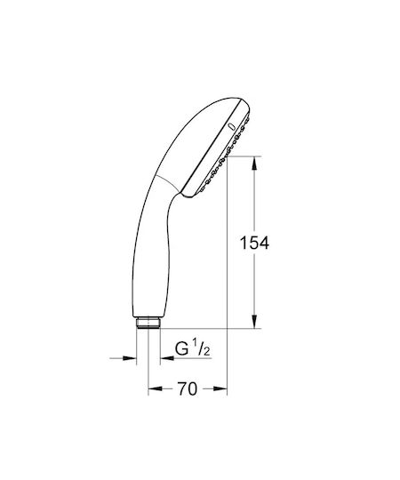 Grohe 100 Τηλέφωνο Ντουζ