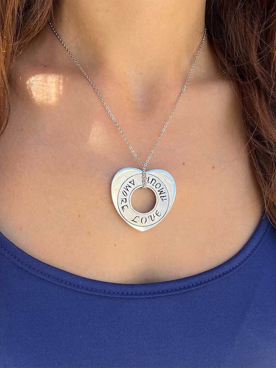 Breeze Charm Heart Made of Steel