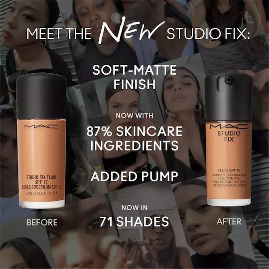 M.A.C Studio Fix Liquid Make Up SPF15 Nc20 30ml