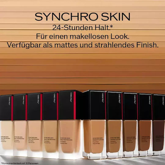Shiseido Synchro Skin Liquid Foundation SPF30 220 Linen 30ml