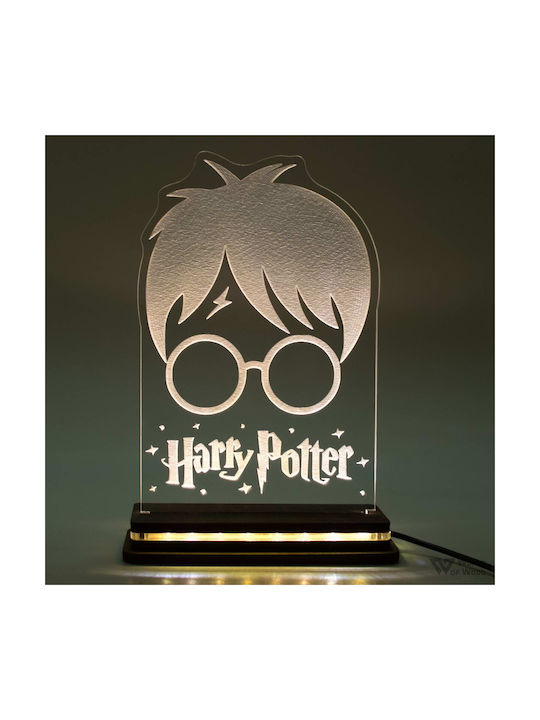 World of Wood Led Kids Decorative Lamp Harry Potter Multicolor 22x15cm