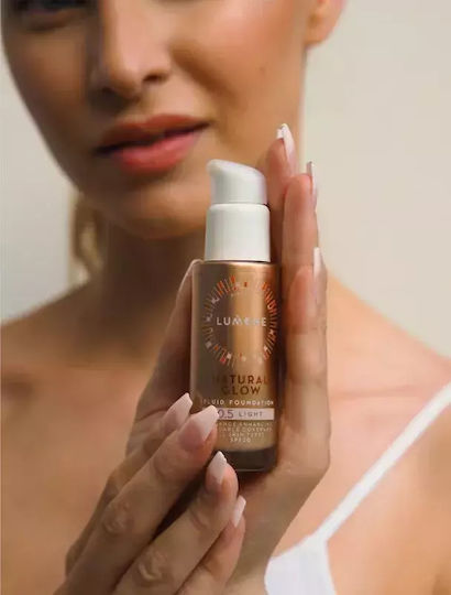 Lumene Natural Glow Fluid Foundation Spf20 Илюминиращ изглаждащ фон дьо тен 1,5 Fair 30ml