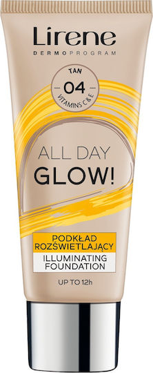 Lirene Illuminating Foundation That Restores Skin's Glow 04 Tanned 30ml