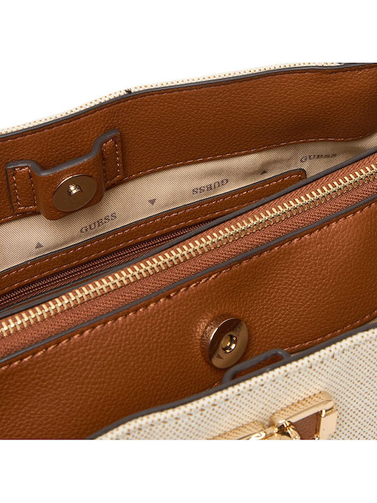 Damen Satchel Tasche Braun