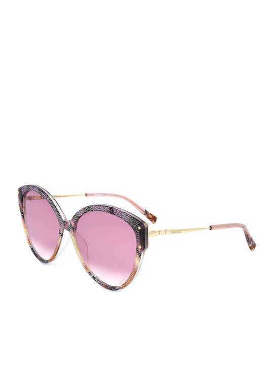Missoni Feminini Ochelari de soare cu Multicolor Cadru și Roz Degrade Lentilă MIS 0004/S OBL/3X
