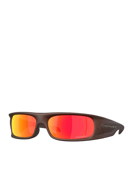 Oakley Highland Unisex Sonnenbrillen mit Braunen Horn umrandeten Rahmen und Braunen Gläsern