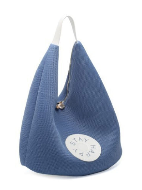 Women's Blue Shopper Bag