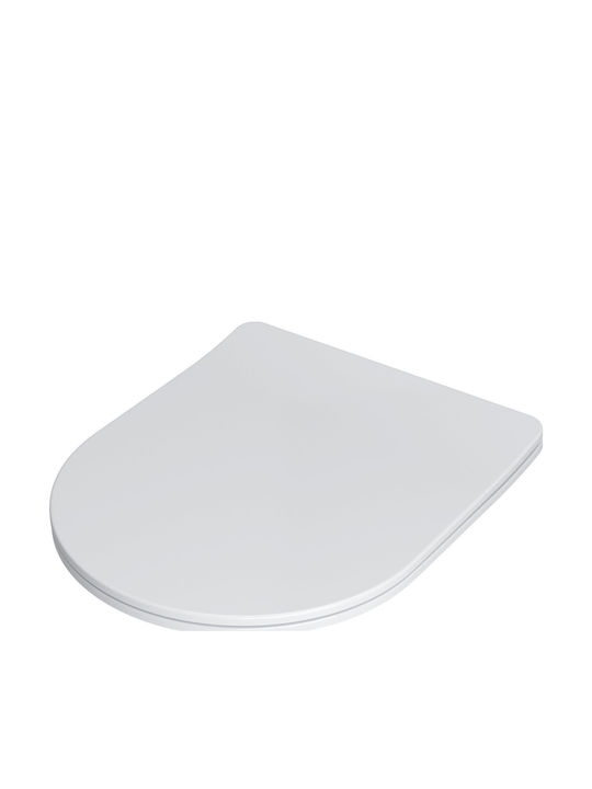 Granitan Καπάκι Λεκάνης Slim Soft Close Πλαστικό Λευκό