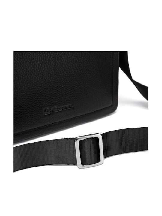 Leder Herren Tasche Schulter / Crossbody Schwarz
