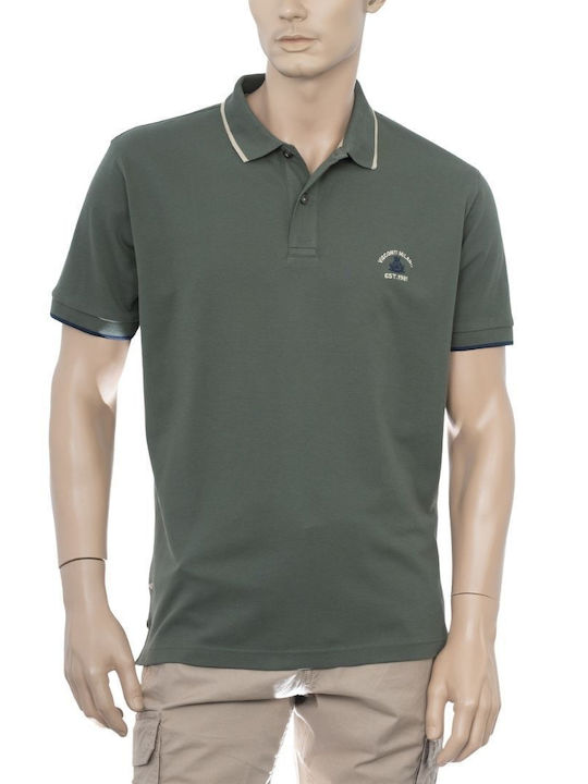 Polo Bluza Tricou Cu Mânecă Scurtă Kaki