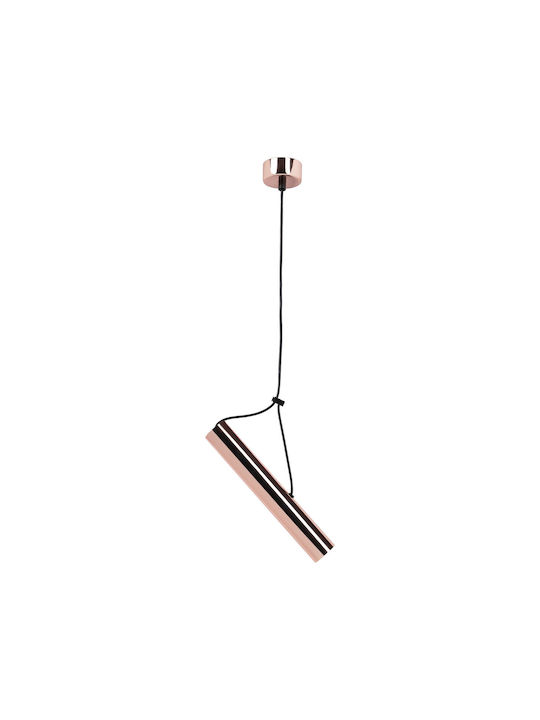 Optonica Pendant Light Rose Gold with Socket E27