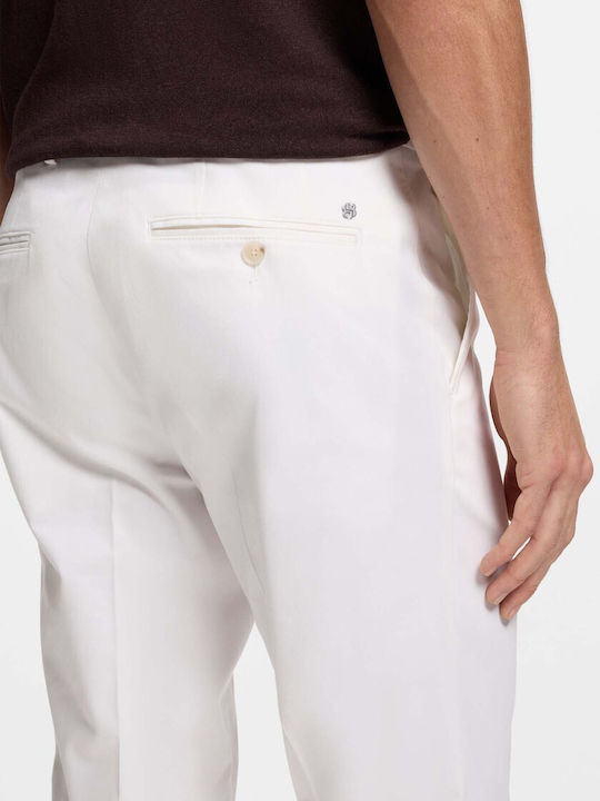 Genius Παντελόνι σε Slim Εφαρμογή White