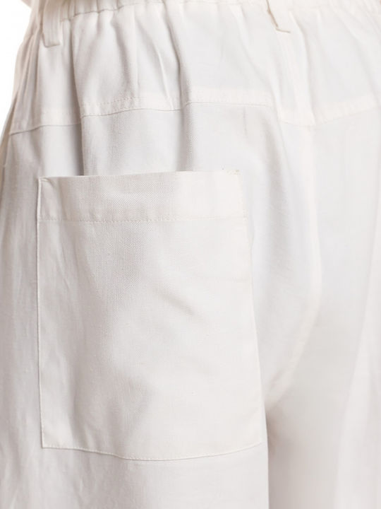 Pantaloni Bărbați Albi